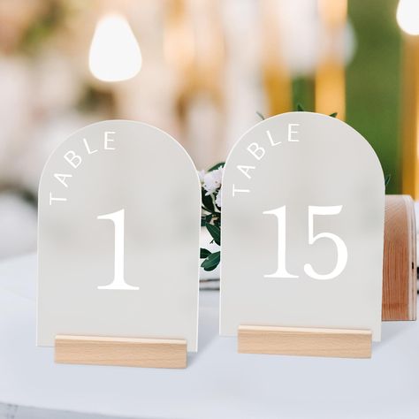 Mirror Wedding Table Numbers, Table Numbers For Wedding, Calligraphy Table Numbers, Table Number Signs, Acrylic Table Numbers, Acrylic Table Number, Number Signs, Arch Wedding, Wedding Reception Centerpieces