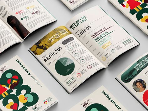 GSHT - Annual Report 2023 Look and Feel Spreads :: Behance Graphic Design Creative, Editorial Design Layout, Annual Report Design, Data Design, Report Design, Information Architecture, Print Layout, Ux Web Design, Environmental Graphics