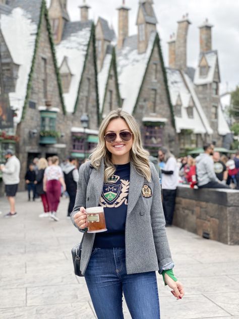 What I Wore to the Wizarding World of Harry Potter  |  bows & sequins Winter Universal Studios Outfit, Harry Potter World Outfit Winter, Harry Potter Winter Outfits, What To Wear To Harry Potter World, Wizarding World Of Harry Potter Outfit, Universal Studios Outfits Women, Harry Potter Universal Outfit, Wizarding World Outfit, Harry Potter World Outfit