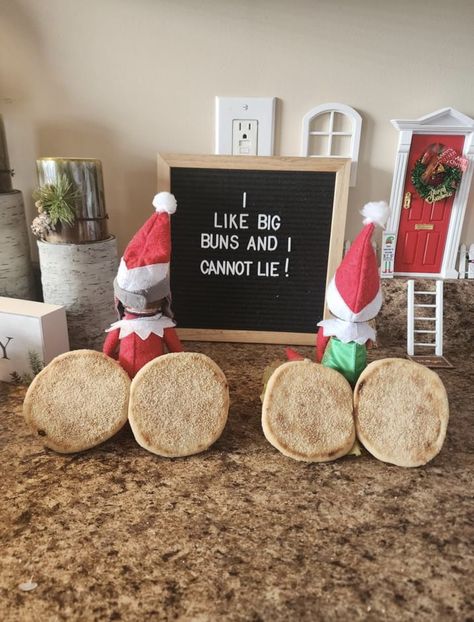 Elf Me, Awesome Elf On The Shelf Ideas, Elf Activities, Xmas Elf, Big Bun, Elf Ideas, Shelf Ideas, The Elf, Christmas Cheer