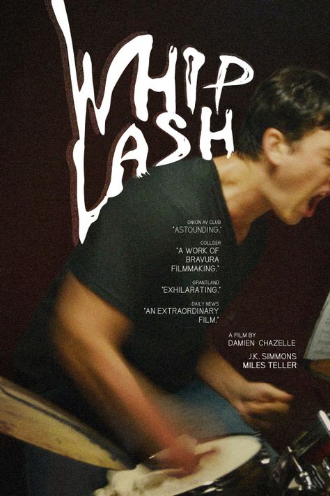 Whiplash 2014, Whiplash Movie, Poster Grafico, Damien Chazelle, Kaptan Jack Sparrow, Film Vintage, Film Poster Design, Septième Art, I Love Cinema