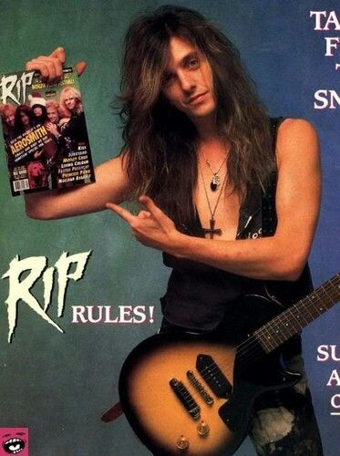 Dave "The Snake" Sabo, guitarist from Skid Row 80s Men Hair, Dave Sabo, Skid Row Band, Musical Hair, 80s Hair Bands, Row Covers, 80s Men, Skid Row, Rock N Roll Style