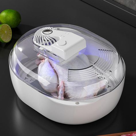 Smart Quick Thaw Machine 6 in 1 Defrosting Tray Household Food Meat Fresh-Keeping UV Sanitizing Box Garden Flower Beds, Frozen Meat, Multipurpose Tools, Bathroom Shop, Kitchen Dishes, Abs Material, Modern Kitchen Design, Kitchen Organization, Kitchen Accessories