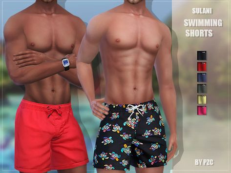 Pinkzombiecupcakes' Sulani Swimming Shorts | Sims 4 Updates -♦- Sims 4 Finds & Sims 4 Must Haves -♦- Cc Swimwear, The Sims 4 Pack, Lotes The Sims 4, Male Sims, Sims 4 Men Clothing, Sims 4 Male Clothes, Sims 4 Tsr, Cc Shoes, The Sims 4 Pc