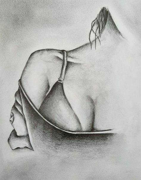 Body Pencil Drawing, Bra Drawing, Iconic Paintings, Body Image Art, Miniature Models, Pencil Sketch Images, Cool Pencil Drawings, Meaningful Drawings, Easy Drawings Sketches