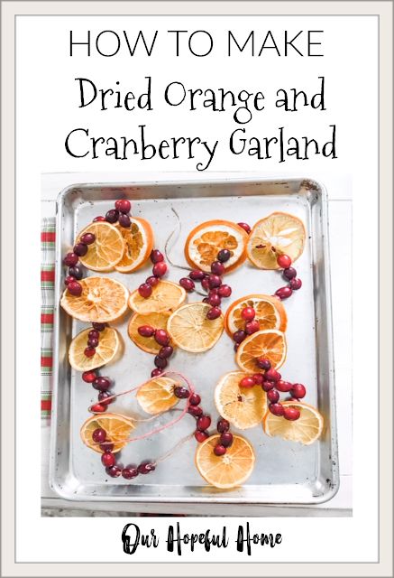 Orange And Cranberry Garland, Cranberry Garland, Maine Christmas, Orange And Cranberry, Cranberry Cinnamon, Orange Wreath, Orange Christmas, Dehydrated Fruit, Dried Orange Slices