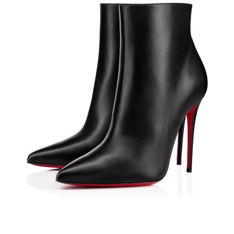 Christian Louboutin Black So Kate 100 Calf Leather Short Zipper Zip Ankle Heel Boots/Booties Size EU 35.5 (Approx. US 5.5) Regular (M, B) Listed By HouseOfLuxeManalapan - Tradesy Louboutin Boots, Louboutin Online, Louboutin So Kate, Christian Louboutin Boots, Christian Louboutin So Kate, So Kate, Louboutin Heels, Ankle Heels, Christian Louboutin Women