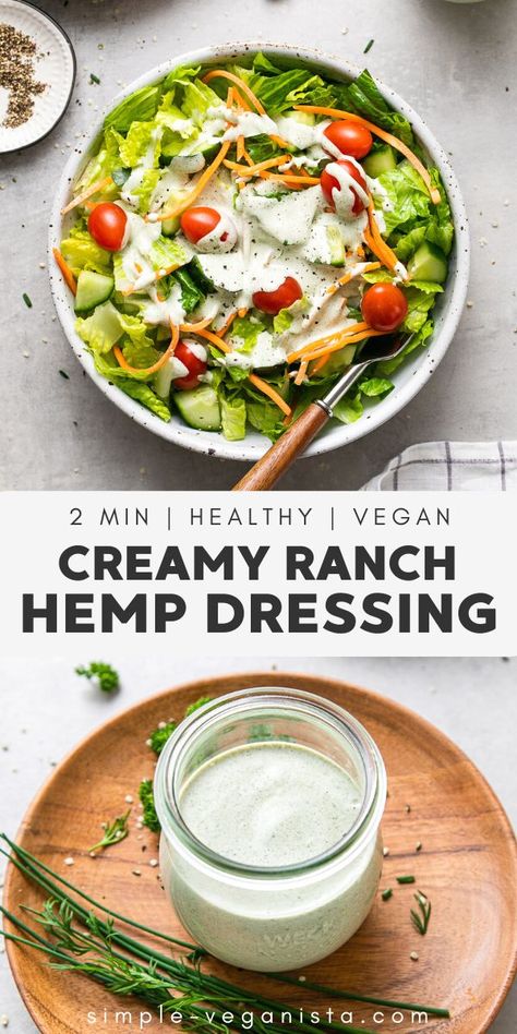 Hemp Seed Salad Dressing, Vegan Hemp Seed Dressing, Hemp Heart Sauce, Raw Vegan Salad Dressing Recipes, Raw Salad Recipes Vegan, Hemp Recipes Vegan, Alkaline Salad Dressing Recipes, Raw Dressing Recipes, Raw Vegan Dressing Recipes