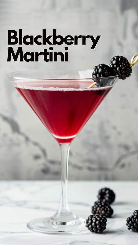 The Blackberry Martini is perfect for almost any occasion. It’s great for a fancy dinner party, a casual get-together with friends, or when you’re just relaxing at home. #BlackberryMartini via @mybartender Blackberry Vodka Drinks, Blackberry Martini Recipe, Blackberry Cocktails, Blackberry Martini, Dirty Martini Recipe, Classic Vodka Cocktails, Blackberry Cocktail, Martini Recipes Vodka, Martinis Drinks