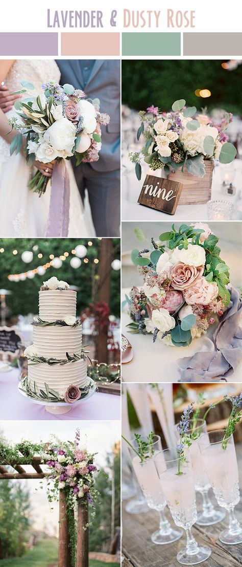 lavender liac and pink rustic spring and summer wedding colors Wedding Themes Spring, Best Wedding Colors, Wedding Themes Summer, Spring Wedding Colors, Wedding Color Inspiration, Summer Wedding Colors, Lavender Wedding, Wedding Color Palette, Wedding Color Schemes