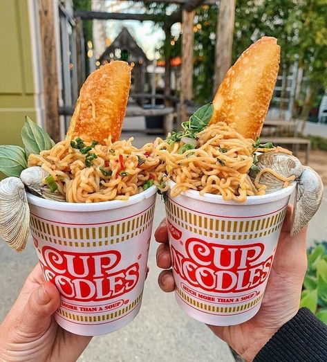 #Cupnoodles #food #cup #noodles #soup 🍜 Nissin Noodles, Street Food Business, Cup Ramen, Take A Selfie, Cup Noodles, Clam Chowder, Dream Machine, Sea Level, The Machine