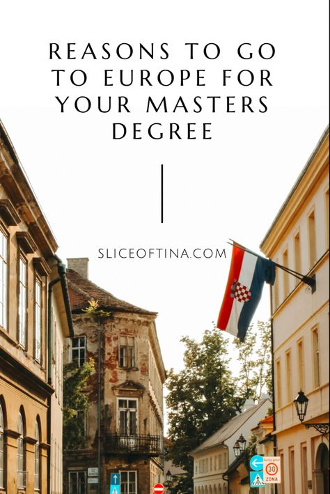 All the details you need to know about studying abroad in Europe #studyabroad #europe #mastersdegree #travel Masters Abroad, Semester Abroad, Studying Abroad, American Universities, Travel Blogging, Croatia Travel, Masters Degree, Bucket List Destinations, Rome Travel