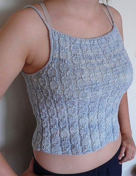 Camisole Knitting Patterns- In the Loop Knitting Knit Tank Top Pattern, Camisole Pattern, Jeans Pattern, Tank Top Pattern, Baby Knitting Patterns Free, I Cord, Patterned Jeans, Trendy Top, Knit Picks