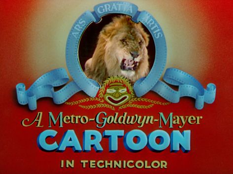 From 'Screwball Squirrel' (1944). Cartoon Logo, San Diego, Lion, Tv