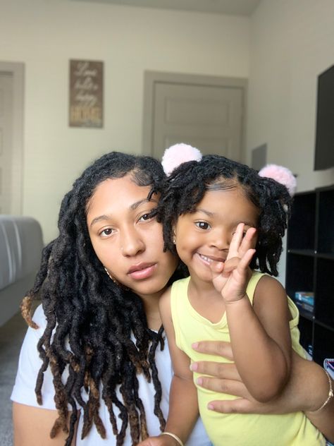 Kid Locs Daughters, Kids With Locs, Kids Locs Styles Daughters, Cute Dreads, Beautiful Dreadlocks, Short Locs Hairstyles, Hair Locks, Dreadlock Hairstyles, Hair Life