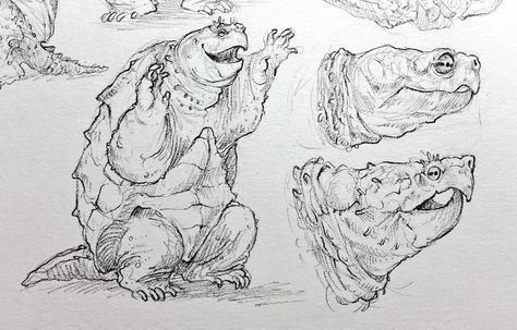 Tortle Druid, Turtle Character, Tortoise Drawing, Turtle Sketch, Godzilla Kaiju, Turtle Drawing, Snapping Turtle, Animal Illustration Art, River Painting