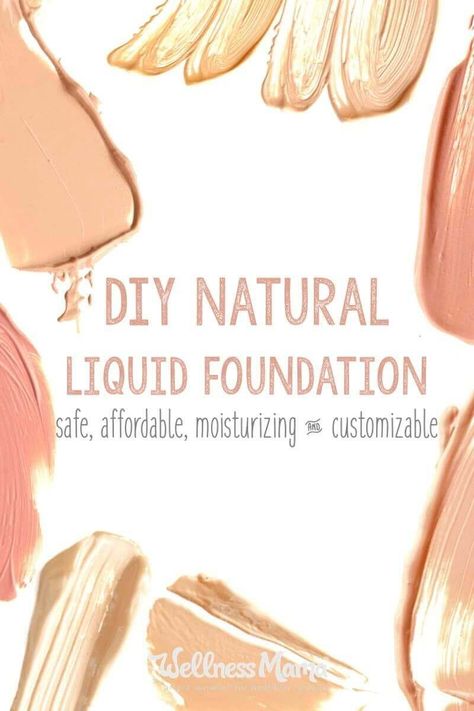 Homemade Foundation, Makeup Recipes, Skin Care Routine For 20s, Wellness Mama, Mama Natural, Natural Foundation, Natural Therapy, Wrinkle Cream, Witch Hazel