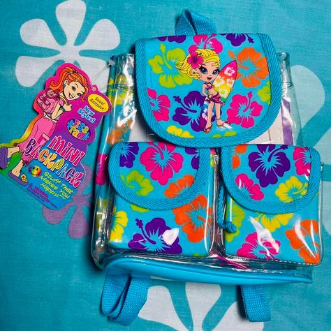 Justice 2000s, Amina Mucciolo, Lisa Frank Backpack, Lisa Frank Birthday Party, Lisa Frank Birthday, 90s Kids Remember, Tropical 2000s, Childhood Core, Fake World