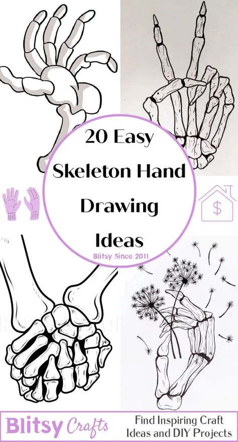 Step By Step Skeleton Drawing, Things To Sketch Halloween, How To Draw Skeleton Hands Step By Step, Easy Skeleton Hand Drawing, Easy Skeleton Drawing Step By Step, Skeleton Line Drawing, How To Draw Skeleton Hands, How To Draw A Skeleton Hand, Easy Skeleton Hand