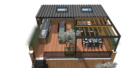 Deck Oasis, Chicago Rooftop, Terrace Roof, Deck Renovation, Roof Terrace Design, Studio Images, Terrace Ideas, Rooftop Patio Design, Roof Garden Design