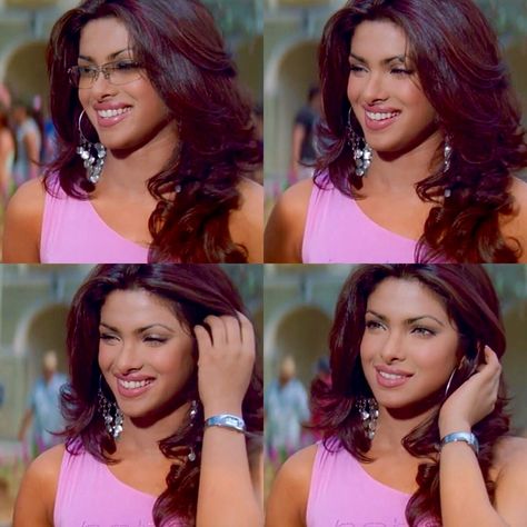 Priyanka Chopra in Mujhse Shaadi Karogi Priyanka Chopra In Mujhse Shaadi Karogi, Younger Priyanka Chopra, Priyanka Chopra Early 2000s, Priyanka Chopra In 90s, 00s Hairstyles, 90s Bombshell, Priyanka Chopra Hair, Bollywood 90s, بريانكا شوبرا