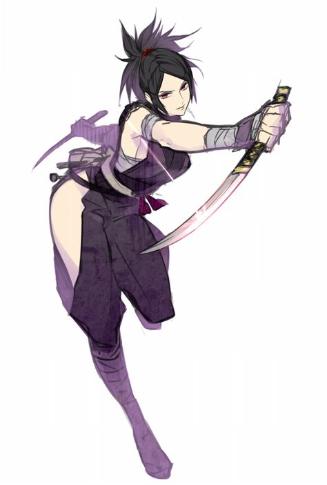 Celana Jogger Wanita, Ronin Samurai, Female Ninja, Female Assassin, Arte Ninja, Ninja Girl, Ninja Art, Anime Ninja, Samurai Art