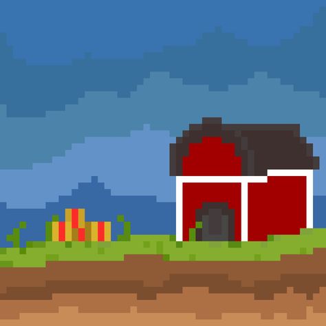 Farm Pixel Art, Pixel Art Games, Game Art, Pixel Art, Video Games, Quick Saves, Art, Video Game