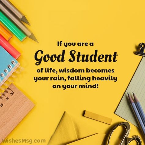 School Motivation Quotes Student, Motivation Quotes Student, Inspirational Message For Students, Recognition Quotes, Quotes Student, School Motivation Quotes, Encouragement Strength, Encouraging Messages, Life Study