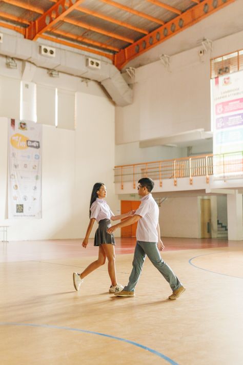 Couple School Photos, School Photos Highschool, School Love Story, High School Love Story, School Moodboard, Themed Engagement Photos, Singapore School, Teacher Lifestyle, Prewedding Ideas