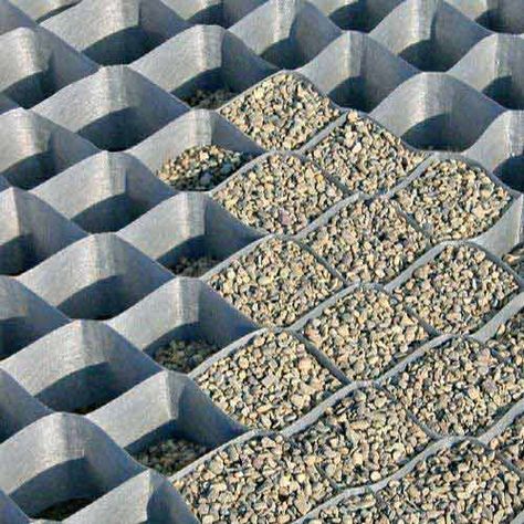 DuPont GroundGrid Ground Stabilization (4' x 25') - Small Grid Ground Grid, Gravel Pavers, Gravel Drive, Grass Pavers, Villa Architecture, Gravel Driveway, Landscape Fabric, Small Backyard Landscaping, Garden Paths