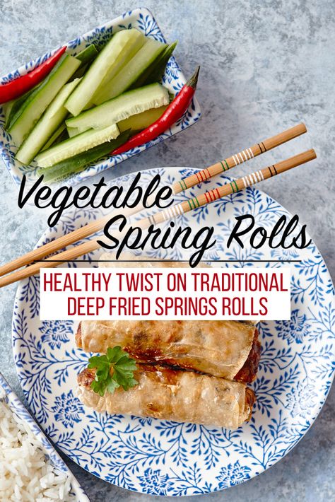 Spring Rolls Recipe Rice Paper, Rice Paper Spring Rolls, Baked Spring Rolls, Spring Roll Filling, Rice Paper Recipes, Rice Paper Wraps, Metabolic Diet Recipes, Low Carb Rice, Fried Spring Rolls