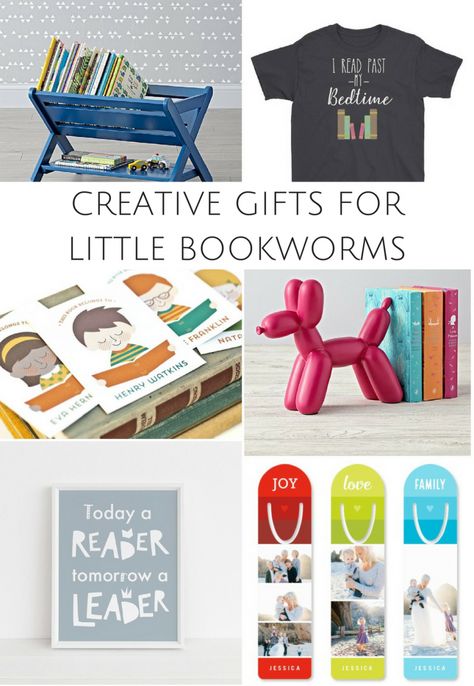 10 Creative Gifts for Little Bookworms. Great list idea to encourage kids reading and literacy. #kidsbooks Book Gifts For Kids, Book Lovers Gifts Diy, Reading Gift Basket, Book Gifts Diy, Book Bus, Reading Bag, Kids Holidays, Kids Gift Baskets, Boy Stuff