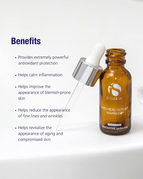 Pro-Heal Serum Advance+ antioxidant-rich serum containing vitamin C, E, and A for redness, rosacea, inflammation Healing Magic, Skin Care Collection, Skin Serum, Sun Damage, Healthy Glow, How To Apply Makeup, Skincare Routine, Vitamin C, Healthy Skin