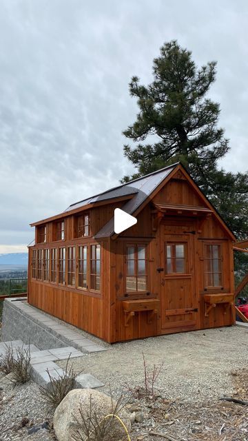 Frontier Rustic Designs on Instagram: "9x18 greenhouse delivered to East Wenatchee, WA. #greenhouse #gardening #growyourfood #homesteading #woodworking #cedar" Wood Greenhouse Plans, Rustic Greenhouses, Cedar Greenhouse, Wenatchee Wa, Greenhouse Ideas, Greenhouse Plans, Greenhouse Gardening, Cabin Ideas, Greenhouses