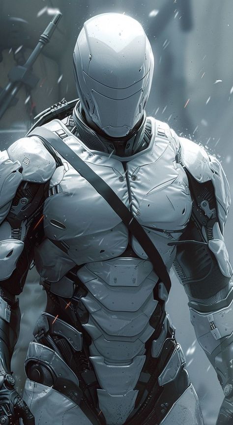 Tesla Robot, Tech Armor, Sci Fi Armor, Futuristic Armor, Futuristic Armour, Sci-fi Armor, Ninja Art, Battle Armor, Super Soldier