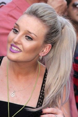 Silver Hairstyles, French Plait, To Pimp A Butterfly, Beauty Behind The Madness, Overnight Beauty, Steal Her Style, Purple Lips, Perrie Edwards, The Grove