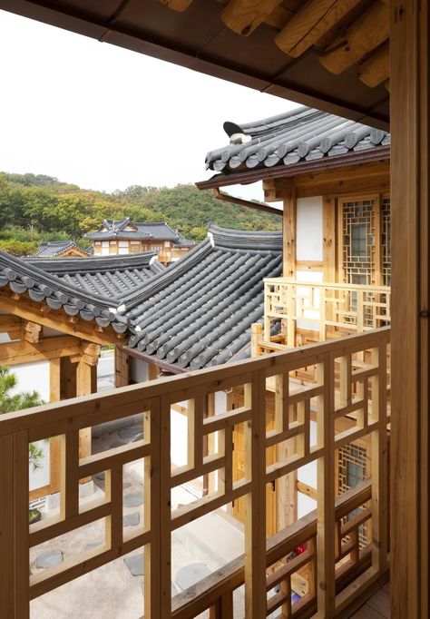 Korean Temple, Hanok House, Traditional Korean House, Asian House, New Architecture, Asian Architecture, Portable House, Residential Complex, Unique Architecture