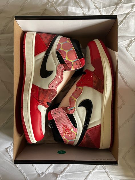 Spiderman Jordan 1s, Spider Man Jordan 1s, Air Jordan 1 Spiderman, Miles Jordan, Spiderman Jordan, Spider Man Jordan, Nike Jordans, Air Jordan 1s, Nike Air Jordan Shoes