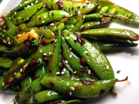 Snap Pea Side Dish, Asian Snap Peas Recipe, Recipes With Snap Peas, Sugar Peas Recipe, Snap Pea Recipe, Sugar Snap Pea Recipe, Snap Peas Recipe, Snap Pea Salad, Christine Elise