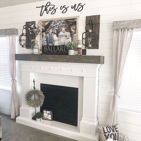 How to create inexpensive Farmhouse Framed Prints | Farmhouse Frames, Elegant Country, Farmhouse Remodel, The Fireplace, Country Style Homes, Country House Decor, Country Farmhouse Decor, Décor Diy, Country Home Decor