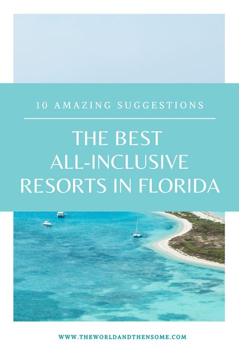 Resorts In Florida, Florida Honeymoon, Florida Beach Resorts, All Inclusive Beach Resorts, Florida Vacation Spots, Florida Travel Destinations, Spa Resorts, Best All Inclusive Resorts, Florida Adventures