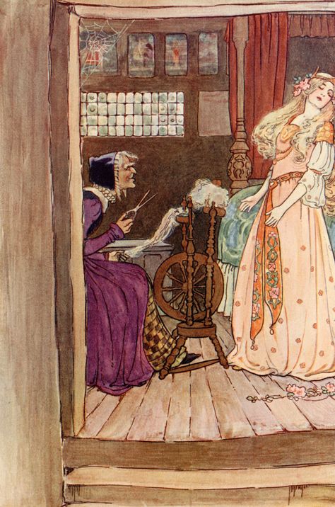 Sole, Luna, and Talia - The Italian Sleeping Beauty Tale | Pook Press Sleeping Beauty Illustration, Sleeping Beauty Art, Brothers Grimm Fairy Tales, Story Illustration, Fairy Tale Illustration, Classic Fairy Tales, Fairytale Fantasies, Brothers Grimm, Fairy Tale Books