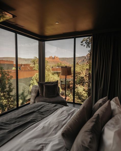 Escape to Ambiente, a landscape hotel seamlessly blending into the stunning red rocks of Sedona, Arizona. Each carefully designed structure offers an intimate connection with nature, providing a peaceful retreat with breathtaking views. Reconnect with the earth and rejuvenate your spirit at our tranquil oasis! ✨🏜️ #hotel #travel #landscape #sedona Oasis Hotel, Landscape Hotel, Connection With Nature, Travel Landscape, Red Rocks, Sedona Arizona, Red Rock, Sedona, Breathtaking Views