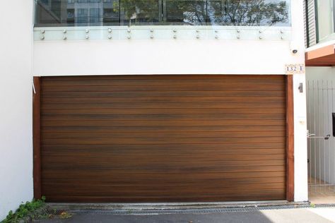 Wood Garage Door Panels, Wood Panels For Garage Doors, Cedar Plank Garage Door, Diy Modern Garage Door, Wood Paint Garage Door, Wooden Garage Door Makeover, Diy Wooden Garage Door, Wood Panel Garage Doors, Modern Garage Door Makeover