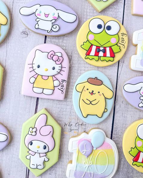 Is there anyone who doesn’t like Sanrio characters?! . . . . . . #mycookiespace #lacookies #labaker #lasweets #ladesserts #latreats #lapartyfavor #losangelescookies #losangelescustomcookies #customcookieslosangeles #losangelespartyfavors #partyfavorslosangeles #decoratedcookieslosangeles #sugarcookieslosangeles #fyp #foryoupage #fypシ #fypage #foryourpage❤️ #fypage✨ #lacookier #lacookielady #losangelescookier #sanrio #sanriocookies #sanriocore #sanriocharacters #sanrioparty #sanriobirthday #sa... Cookies For Kids, Sanrio Characters, Custom Cookies, 10th Birthday, Birthday Cookies, Sugar Cookies, Cookie Decorating, Party Favors, Hello Kitty