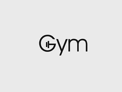 Gym - verbicon by Inumimo Ayomide Gym Minimalist Design, Gym Font Design, Gym Logos Ideas, Gym Logo Design Graphics, Fitness Graphic Design, Gym Logo Design, Gym Branding, Logos Gym, Logo Handwritten