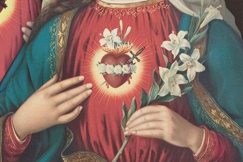 Immaculate Heart of Mary, Cause of Our Joy | The Divine Mercy Mother Mary Heart, Mary Heart, The Divine Mercy, Works Of Mercy, Faith Moves Mountains, Mary Tattoo, St Faustina, Immaculate Heart Of Mary, Heart Of Mary