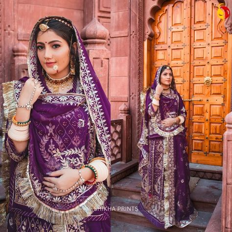 Royal Rajputi Look, Rajasthani Queen, Marvadi Poshak, Rajputani Poshak, Rajasthani Dress, Rajputi Dress, Style Royal, Bridal Photoshoot, Royal Outfits