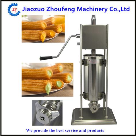 Stainless steel hand operation churros making machine manual Latin fruit machine Spanish Churros, Churro Maker, Waffles Maker, Deep Fryer, Cake Makers, Catering Equipment, Fair Food Recipes, Cooking Appliances, Waffle Maker