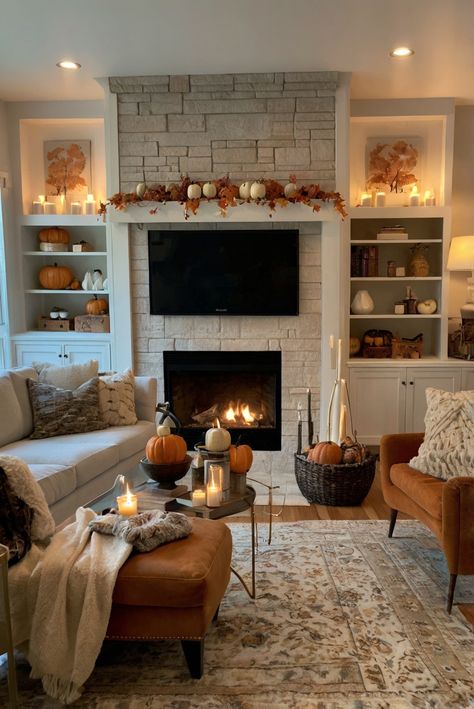 Fall Furniture , Autumn Cozy Fall ,Decor Easy Fall ,
Decor Neutral Fall ,Decor Fall ,Decor Inspiration ,Fall Decor Ideas Fall House Decorations Living Room, Fireplace Ledge Decor, Fall Decor For Built In Shelves, Fall Home Decor Minimalist, Fall Shelf Decor Ideas Living Room, Living Room Fall Decorations, Living Room White Fireplace, Living Room Decor Hobby Lobby, Autumn Living Room Ideas